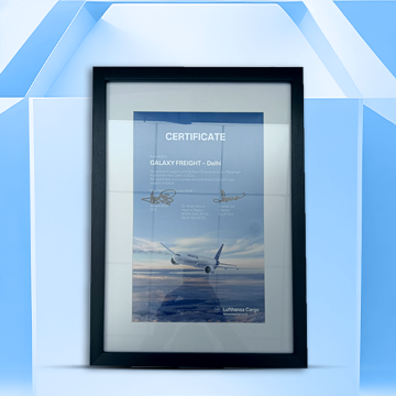 Lufthansa Cargo Certificate